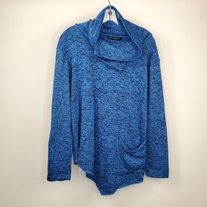 Blue black sweater shirt Hip Hop Hipster Slim T-Sh